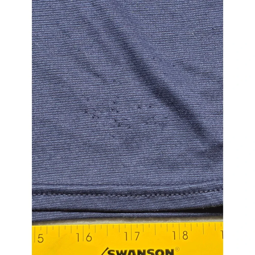 Patagonia Capilene 1/4 Zip Base Layer Shirt M USA Waffle‎ Knit Navy Outdoor